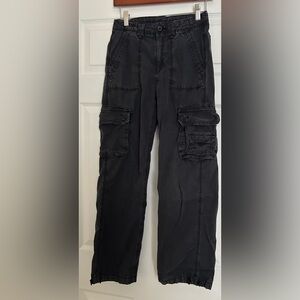 American Eagle Outfitters Dark Gray Cargo Pants